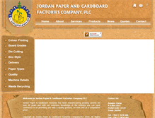 Tablet Screenshot of jordanpaper.com
